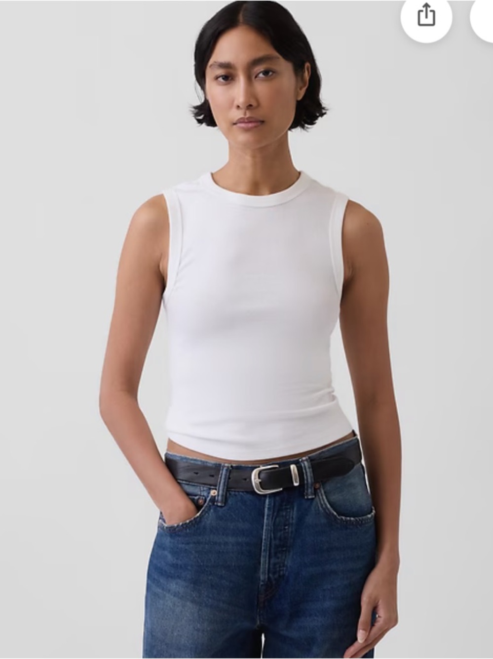 Gap modern crewneck tank top